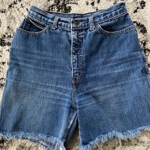 Calvin Klein vintage jean shorts